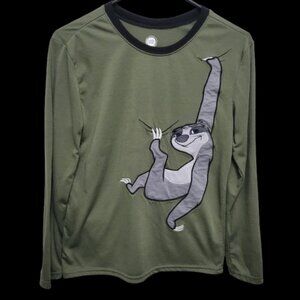 Sloth Shirt Boys Size XL